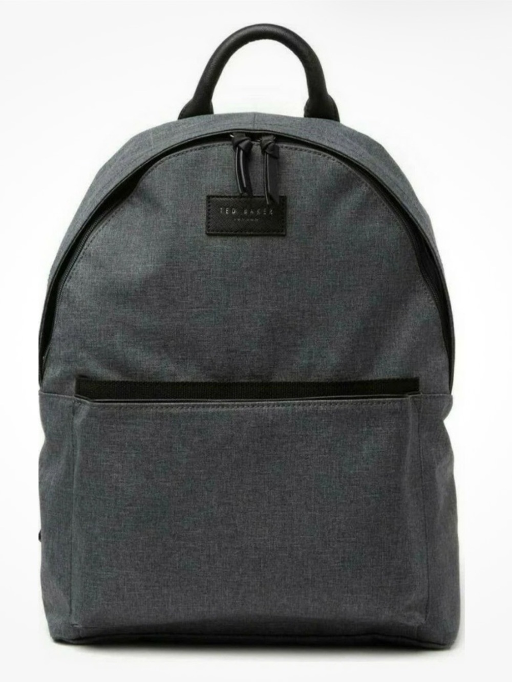 Ted Baker MAPS Charcoal Gray Backpack Bag Nylon MSRP $159